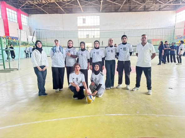 العلوم الانسانية في ديالى تحرز المركز الثالث في بطولة الجامعة بكرة الطائرة