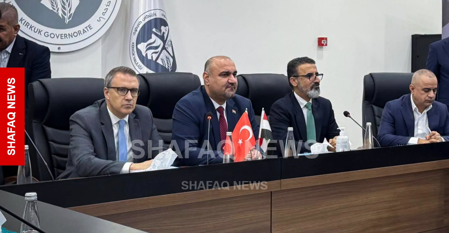 ممثل أردوغان يبحث في كركوك ملفات النفط والغاز والشركات التركية