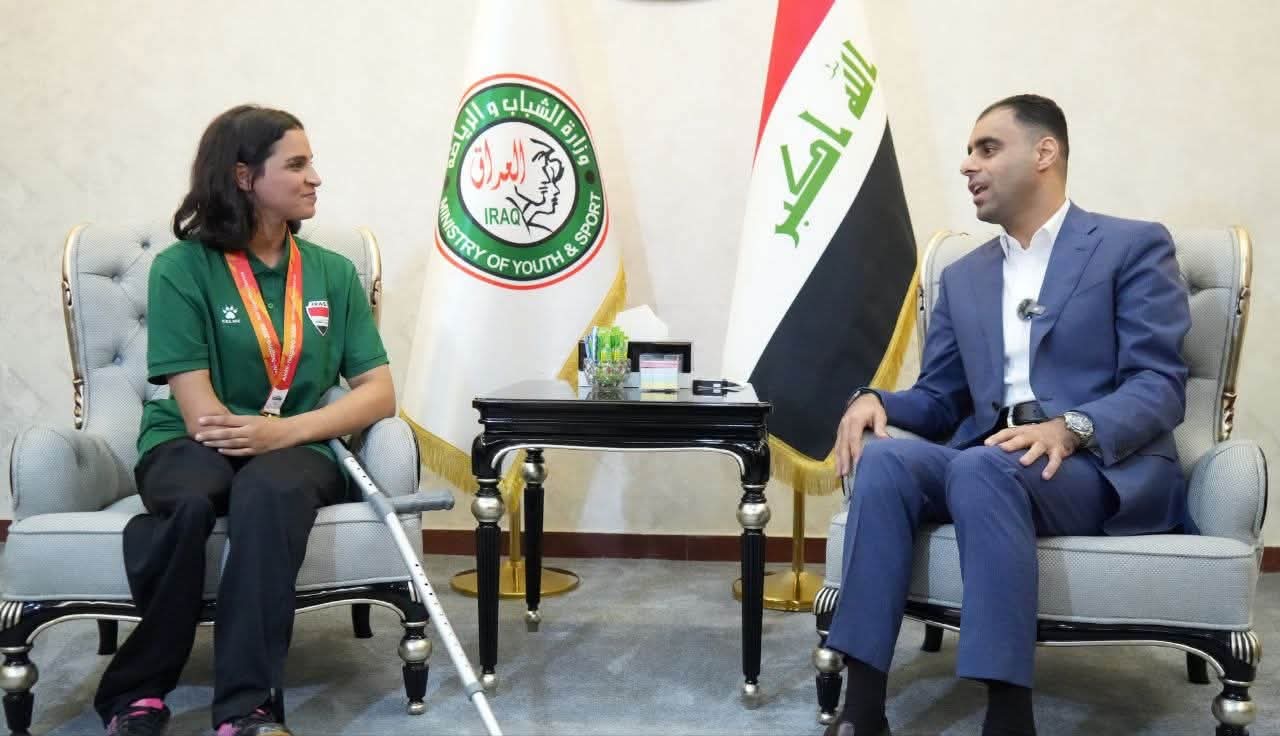 وزير الشباب والرياضة يلتقي البطلة البارالمبية نجلة عماد ويؤكد دعم الأبطال لتحقيق المزيد من الإنجازات