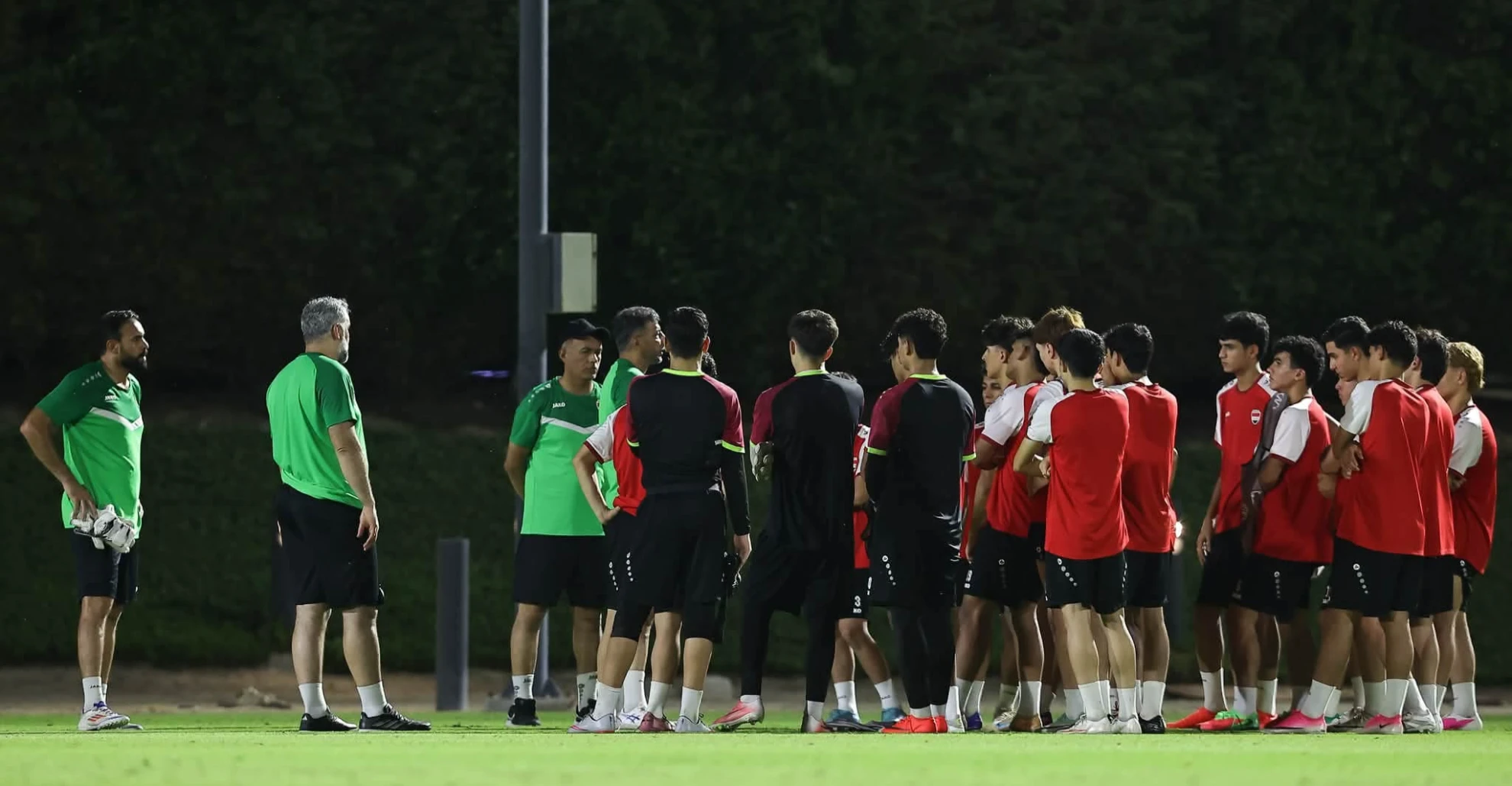 منتخب العراق تحت 17 عاماً يكمل تحضيراته لمواجهة السعودية غداً