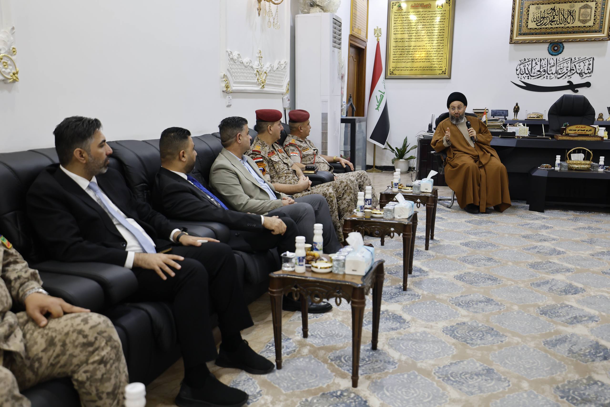 الحكيم يدعو إلى تعزيز الأمن والاستخبارات في ديالى ومعالجة المخدرات