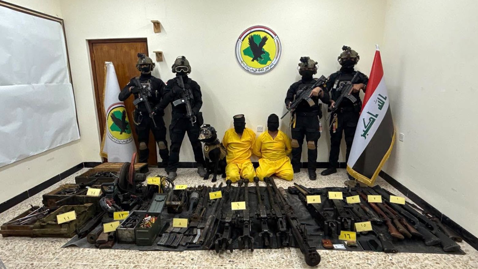 جهاز مكافحة الإرهاب الاتحادي يعلن القبض على تاجري أسلحة في نينوى