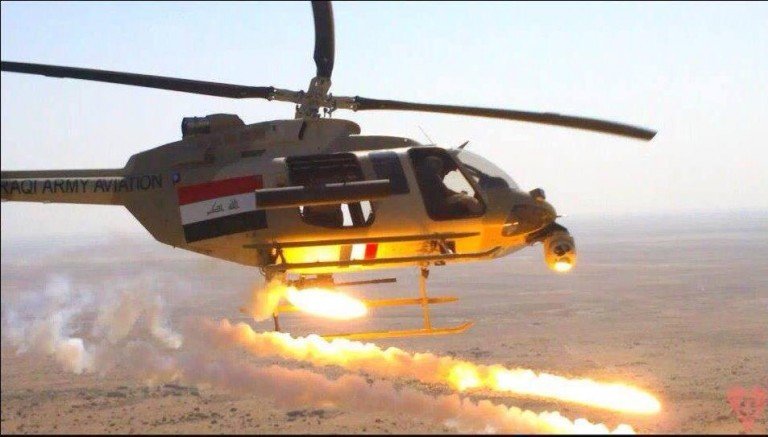 ضربة جوية تستهدف مواقع داعش في ديالى