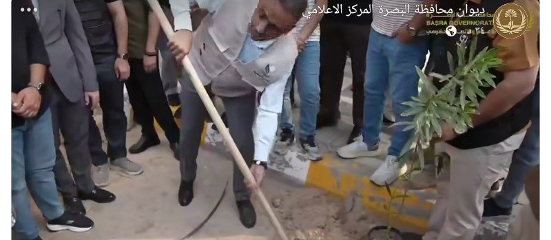 انطلاق حملة ” نفس البصرة” لزراعة 100 الف شجرة