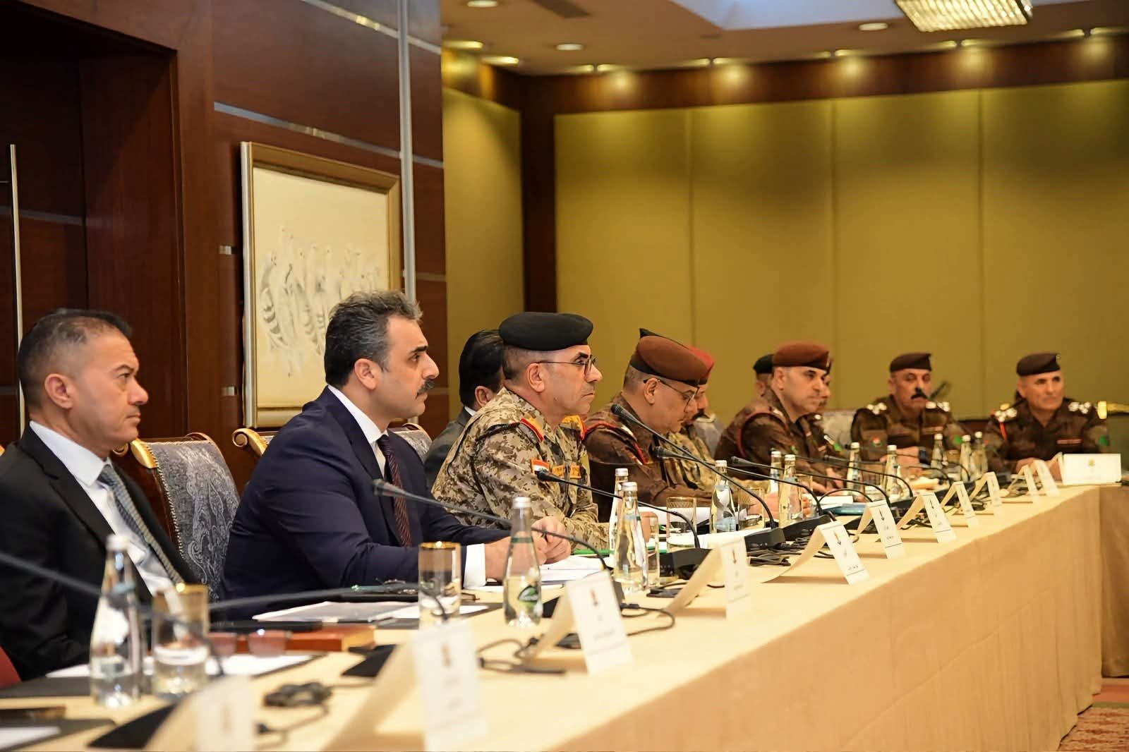وفد امني رفيع يبحث مع وزير داخلية اقليم كردستان تعزيز التعاون والتنسيق المشترك