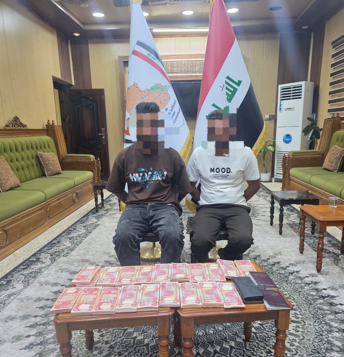 المنافذ: احباط محاولة ادخال أكثر من 48 مليون دينار عراقي مزيف في منفذ الشيب
