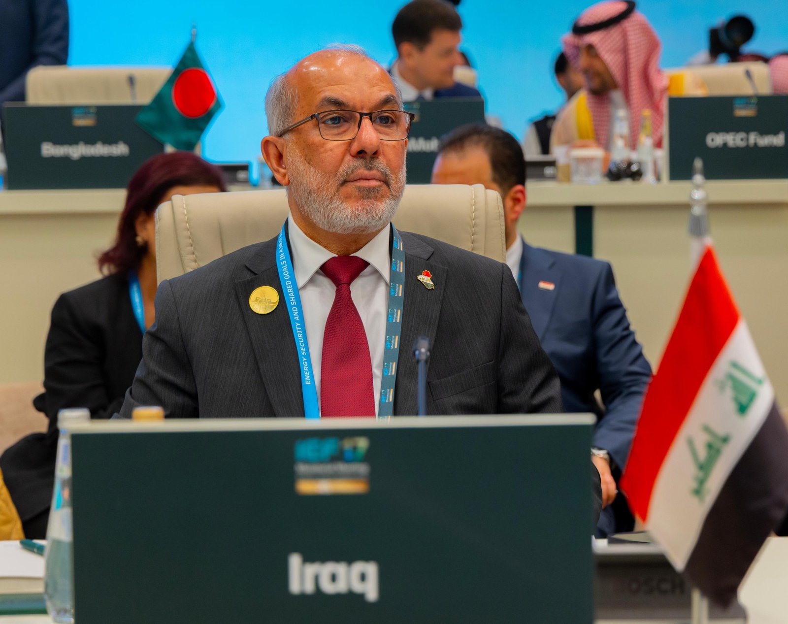وزير النفط يشارك في الاجتماع الوزاري لمنتدى الطاقة الدولي في الرياض