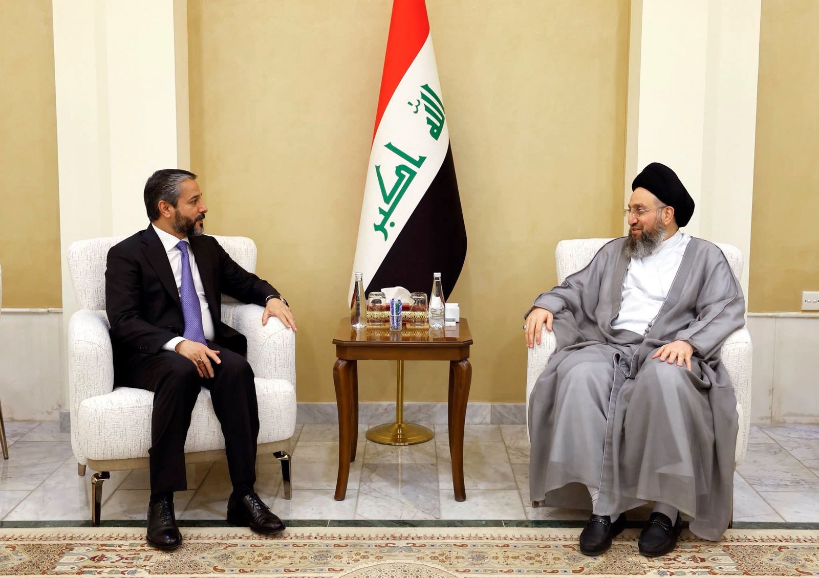 الحكيم والعبودي يبحثان التكامل بين المؤسسات البحثية والفكرية ودورها في دعم مؤسسات الدولة وصناعة القرار