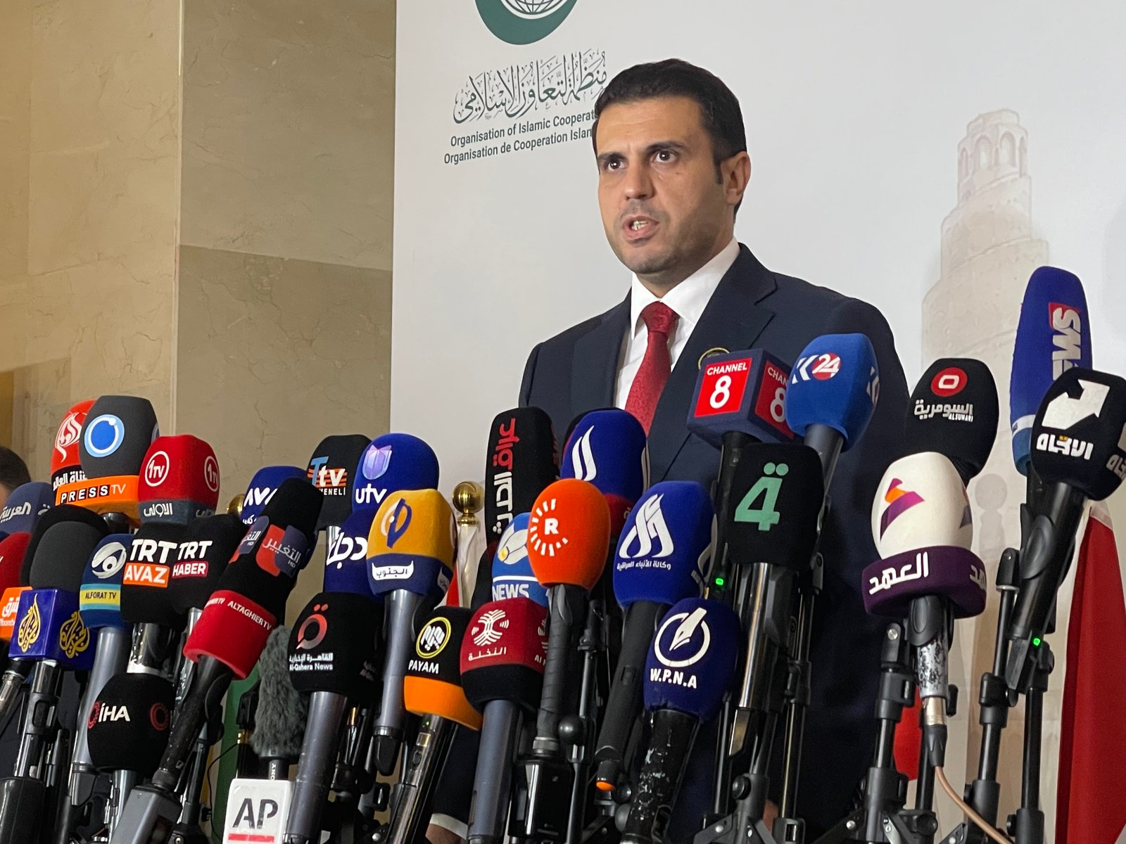 المتحدث الرسمي لاجتماعات وزراء التعاون الاسلامي : بغداد تتولى قيادة العمل الإسلامي.. فلسطين في الصدارة والعراق يطرح مبادرة للربط الإقليمي والتكامل الاقتصادي