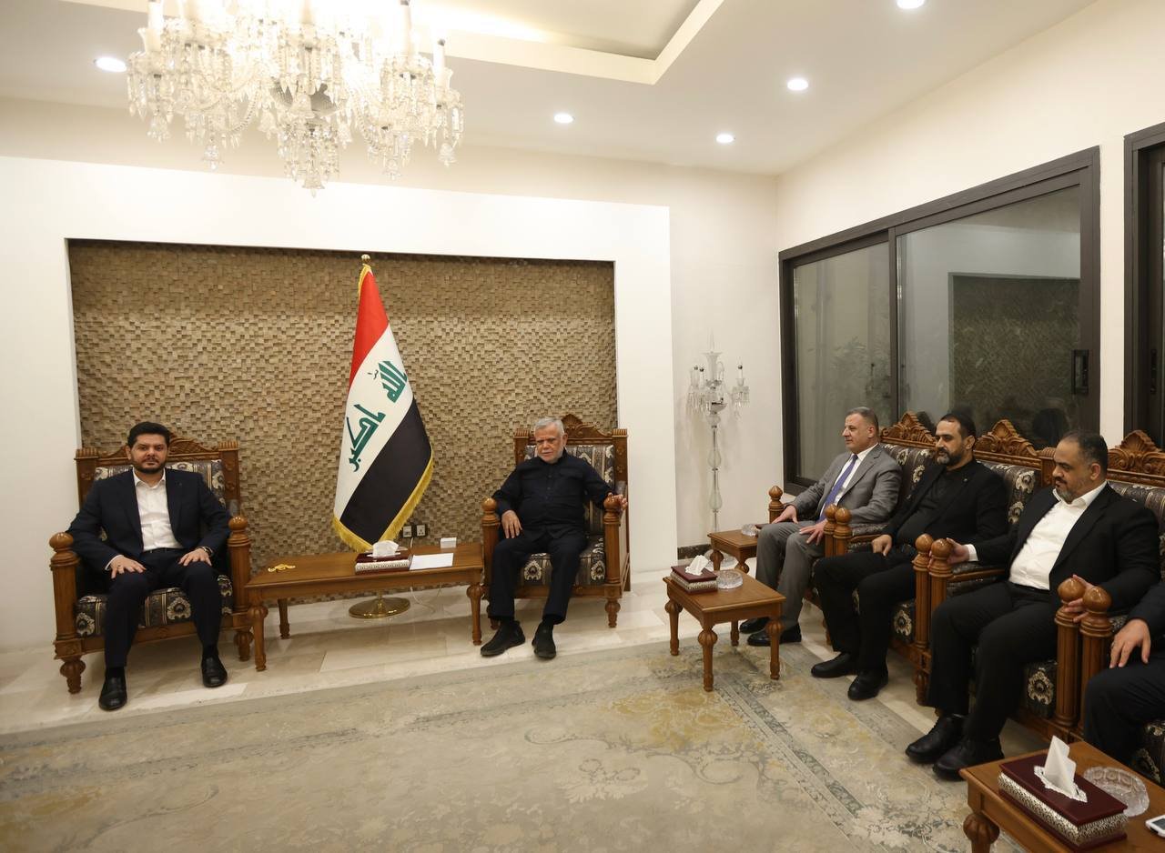 العامري يبحث مع ليث الخزعلي مستجدات الأوضاع السياسية وسبل تعزيز التنسيق والتفاهم بين القوى الوطنية