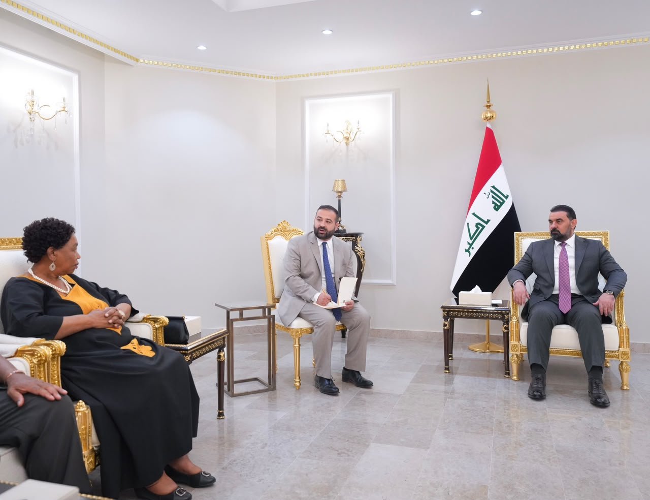 الحلبوسي يبحث مع وزيرة الدفاع في جمهورية جنوب إفريقيا تعزيز العلاقات الثنائية